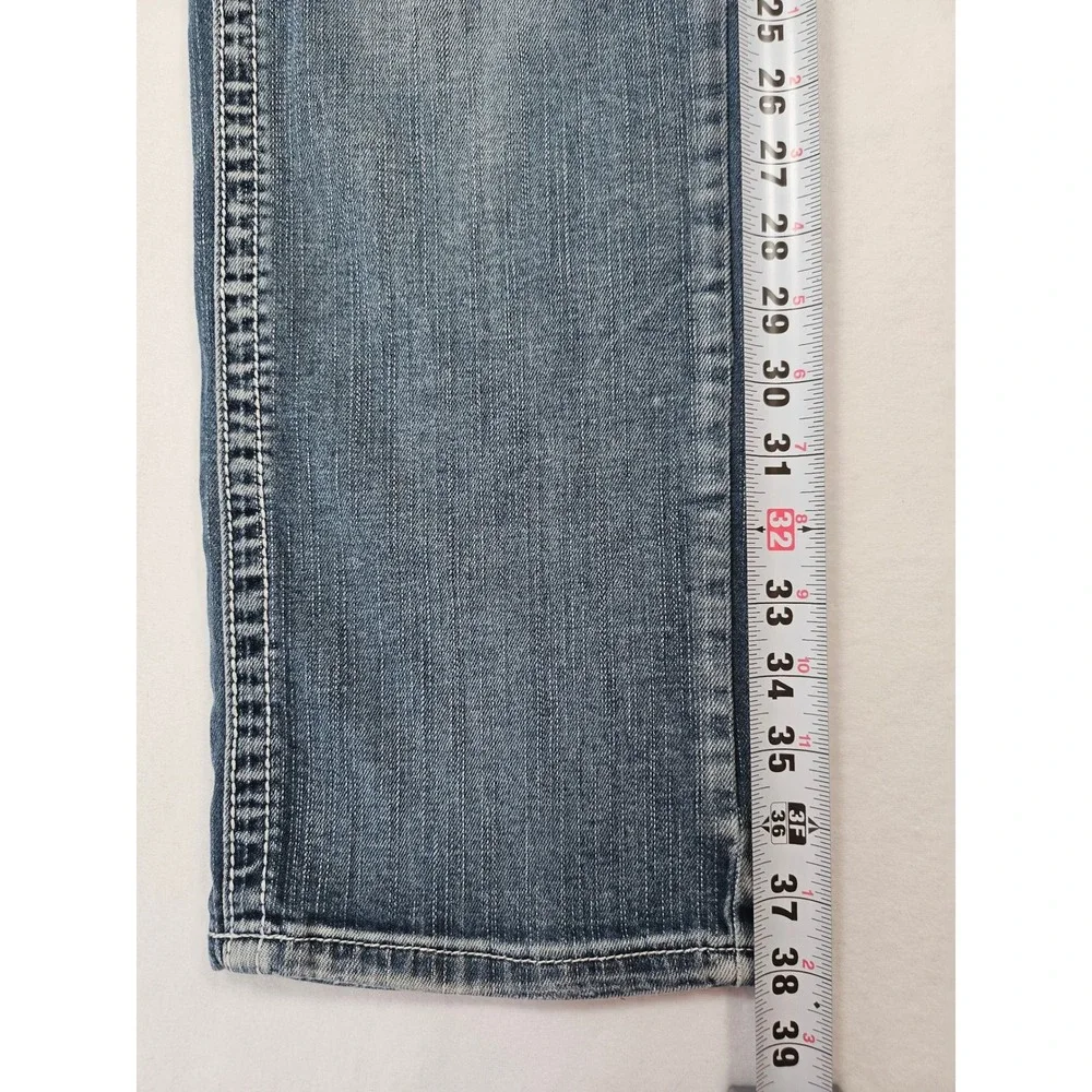 INC International Concepts Men's Relaxed Fit Straight Leg Jeans Size 36x28 Y2K
